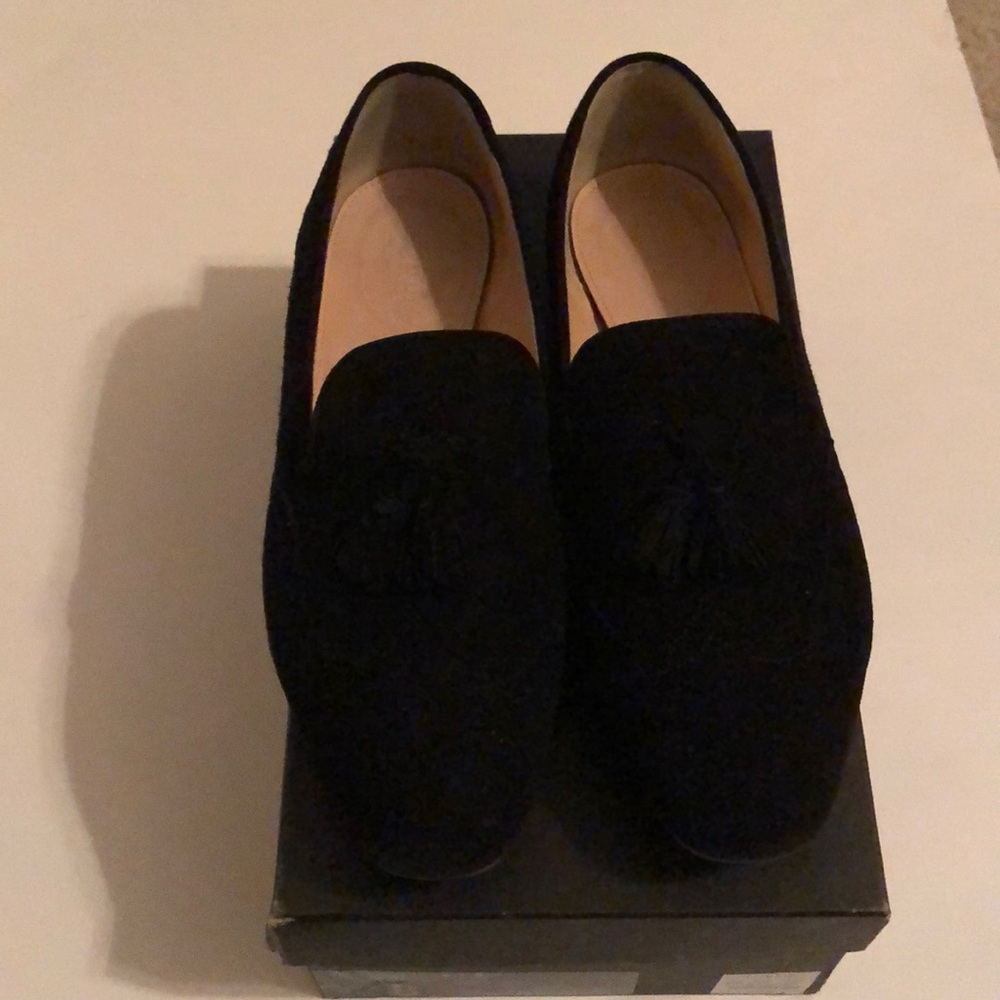 J. Crew Georgie suede Tassel Loafers